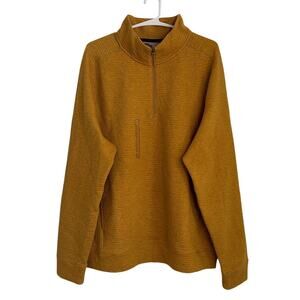 NWT VRST Recharge Lunar 1/4 Zip Pullover, Men's Large, Palomino Gold Heather